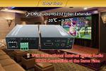 10GHz 4K x 2K 30fps Mini Hdmi Over Fiber Optic Extender Converter up to 300m