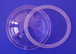 China 200W 300W Transparent Plastic LED Cover 168MM Dia With Gasket factory