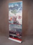 Exhibition Event Retractable Banner Stands Premium Aluminium W 83 * H 200 Cm