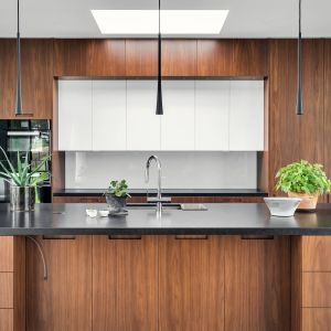 Complete Modern Kitchen Matt Small Wood Cabinet Handless