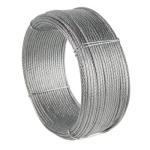 Carbon Steel Grade 5*K19S SFC 8mm Galvanized Steel Wire Rope for Wind Power