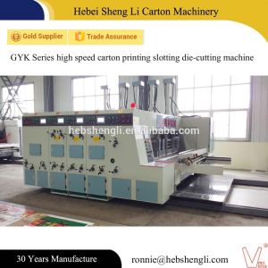 High Speed Printing Slotting Die Cutting Machine CE ISO Certificate