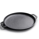 Outdoor Camping Bbq Plate 30cm Metal Material Cast Iron Reversible