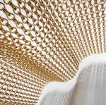 Versatile Rectangular Aluminium Chain Curtain Hanging Installation