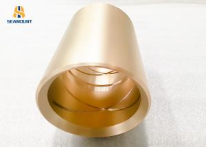 China Machine Parts Cylindrical Thread Bronze Bushing Good Lubrication Performance factory