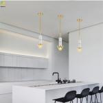 Home/Hotel Metals Art Baking Paint Brass E27 Modern Pendant Light