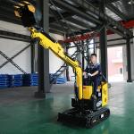 Electric Excavator Mini ZM10 Earth-Moving Machinery Small Household Excavators