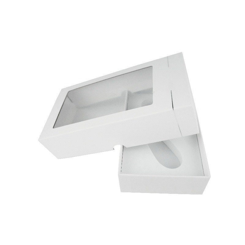 Hot Sale Packaging Window Box Lid And Base Box With Custom Color And Logo