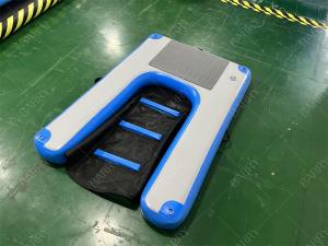 China OEM Floating Pet Stairs Ladder Inflatable Water Ramp For Dogs Barry on sale