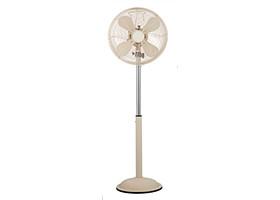 China Chrome 16 Inch Oscillating Floor Standing Fan Adjustable Height Strong Wind factory