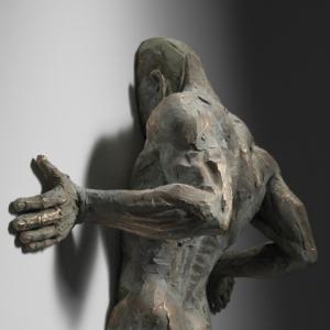 China Restaurant Decorative Custom Bronze Sculpture With Patina Finish factory