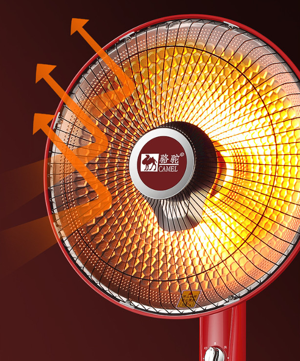 Household Floor Electric Heater Vertical Electric Fan Portable Electric Room Desk Heater With Tip Over Protection
