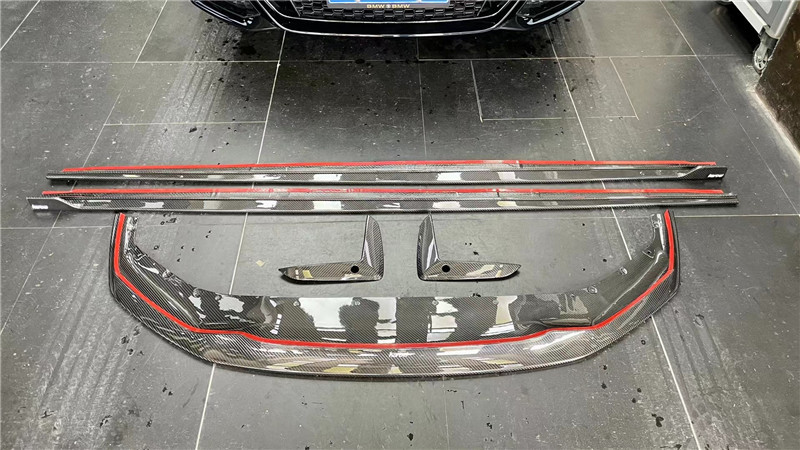 Hot Sale G30 G38 530i Carbon Fiber Body Kit for BMW 5 Series Carbon Fiber Front Shovel Rear Diffuser Spoiler