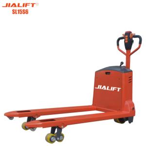 China 1500kg 3000kg Electric Power Pallet Jack Truck Pedestrian Lifting Height 200mm factory