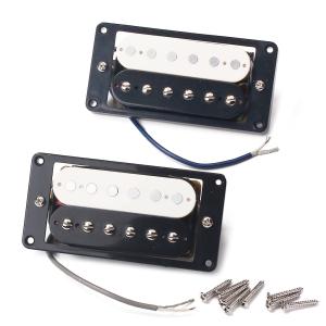 China Zebra Double Coil Pickups Humbucker Pickup Vintage Magnet LP Guitars Black White Cover factory
