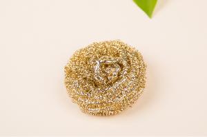 China Helical Structure H65 Brass Scouring Pads Durable For Kitchen Dishes Cleaning factory