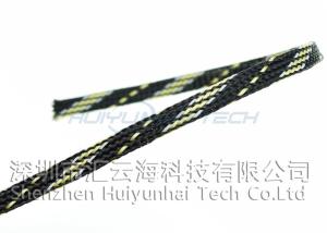 China PET Expandable Braided Abrasion Resistant sleeving For Electrical Cable factory