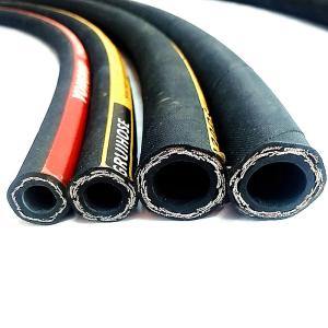 China Suction Hydraulic Oil Hose Weather Resistant with 4000 Psi Size factory