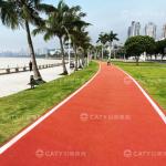 Prefabricated Sports Track For Athletic Nontoxic Jogging Track Elastic Seamless