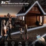 Solar Energy LED Garden Lights IP68 Waterproof Acrylic Tape Cutting with Remote