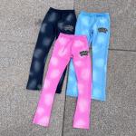 Labels Unisex Men'S Hoodies Set Custom Full Zip Up Hoodie Tracksuit Acid Wash