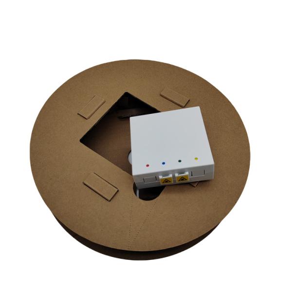 China 4 Port Pre Terminated Compact Fiber Termination Boxes Kit Outlet Box factory
