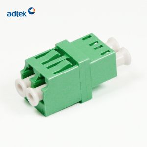 FTTH LC APC Duplex Adapter , Flangeless Fiber Optical Adapter