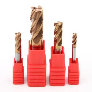 China AlTiSiN Coating Cnc End Mill Deep Groove Corner Radius Cutter End Mill factory