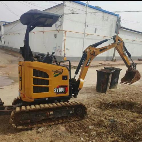Used 2023 SANY SY18U Mini Excavator | 1.8T, Well-Maintained | CE/ISO, Landscapin