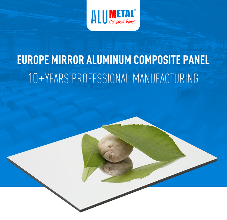Unbroken Anodized Mirror Aluminium Composite Panel Sheet CE ISO Certificates