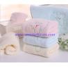 Buy cheap Custom blue and pink and yellow embroidered hand towels from wholesalers