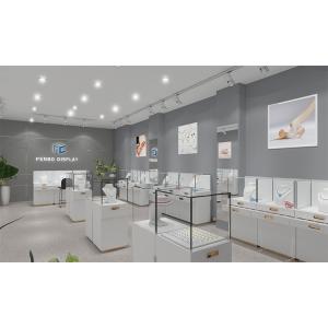 China 400mm Long Retail Glass Jewelry Shop Furniture 201 304 Stainless Steel factory