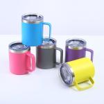 Sleek Design Custom Logo 304 Stainless Steel Insulated Metal Drinking Cups