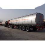 24V 7 ways electric system fuel tanker trailer for 20-60 cubic meter heating