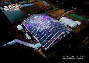 China Huge Transparent Outdoor Event Tents With PVC Roof Cover And Clear PVC Sidewall factory