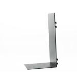 Aluminum Floating Shelf L Shape Wall Mounted Led Storage Holder Shelves