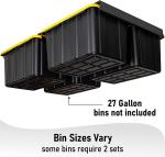 Carbon Steel Overhead Garage Storage Rack Ceiling Storage Racks Storage Bin