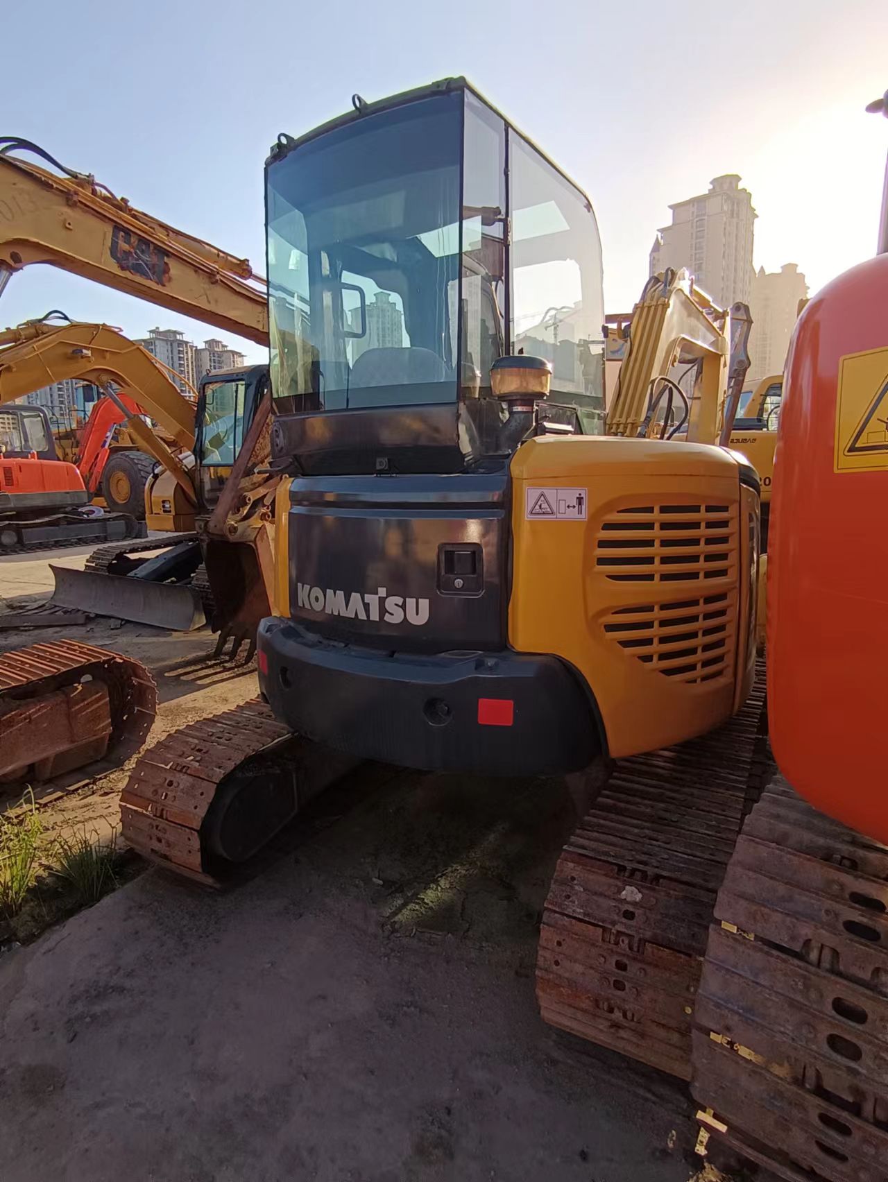 Pre Owned KOMATSU PC55MR Hydraulic Excavator 5ton 5500 KG 28.5KW 3200 Hours
