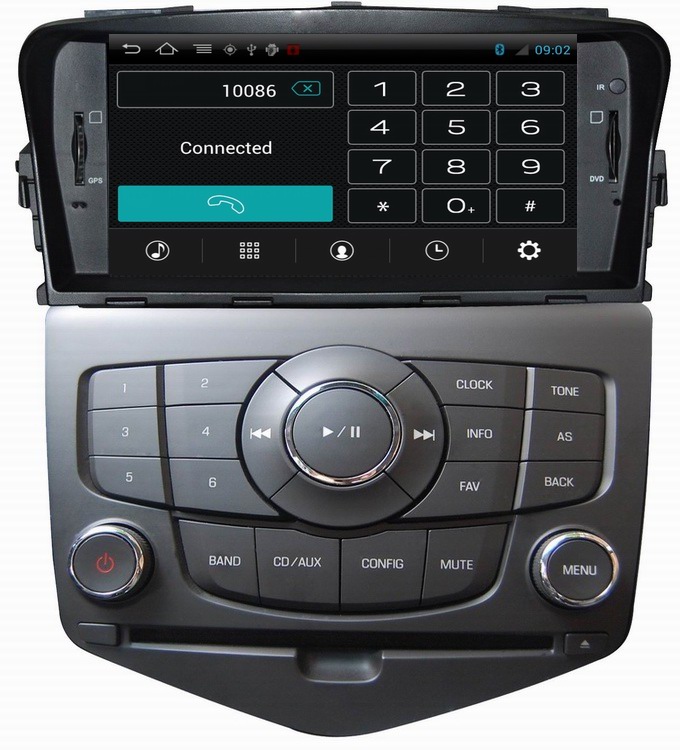 Ouchuangbo autoradio DVD gps head unit Chevrolet Cruze 2008-2011 android 4.0 S150 pllatfor