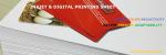 Recycled PVC Card Print Sheet 0.3mm Digital Printable Sheet PVC Card Plastic