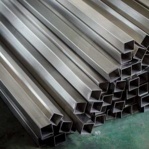 China Hot Cold Rolled SS 304 Square Pipe 304L 316 316L Seamless Polished factory