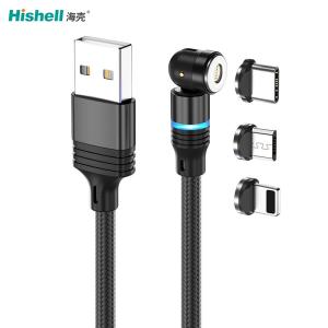 China RoHS 540 Degree Magnetic Charging Cable Multipurpose Durable factory