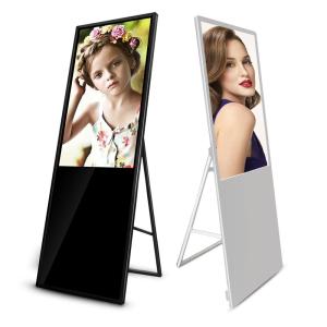 China Customizable 32 Inch Floor Standing 1080P LCD Monitor Display Portable Digital Signage factory