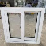 Aluminum Profile UPVC Vertical Sliding Glass Windows Residential Sliding Doors