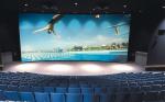 180'' Flexible HD White / Grey Curved Projection Screen with Sliver Brilliance