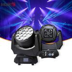 Moving Head Lights 19x15W Zoom DJ Lights RGBW LED Beam Wash Lighting Effect