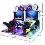 42 Inch Motorcycle Racing Arcade Machine Coin Operated Arcade Games 500W