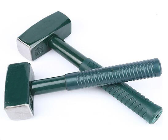 Stoning hammer(XL-0073) with powder coated surface, steel tube handle, durable and good price