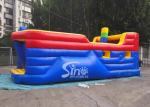 Kids Commercial Pirate Ship Inflatable Obstacle Course For Outdoor And Indoor