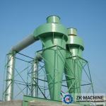 Small Footprint Industrial Cyclone Dust Collector And Bag Filter Simple